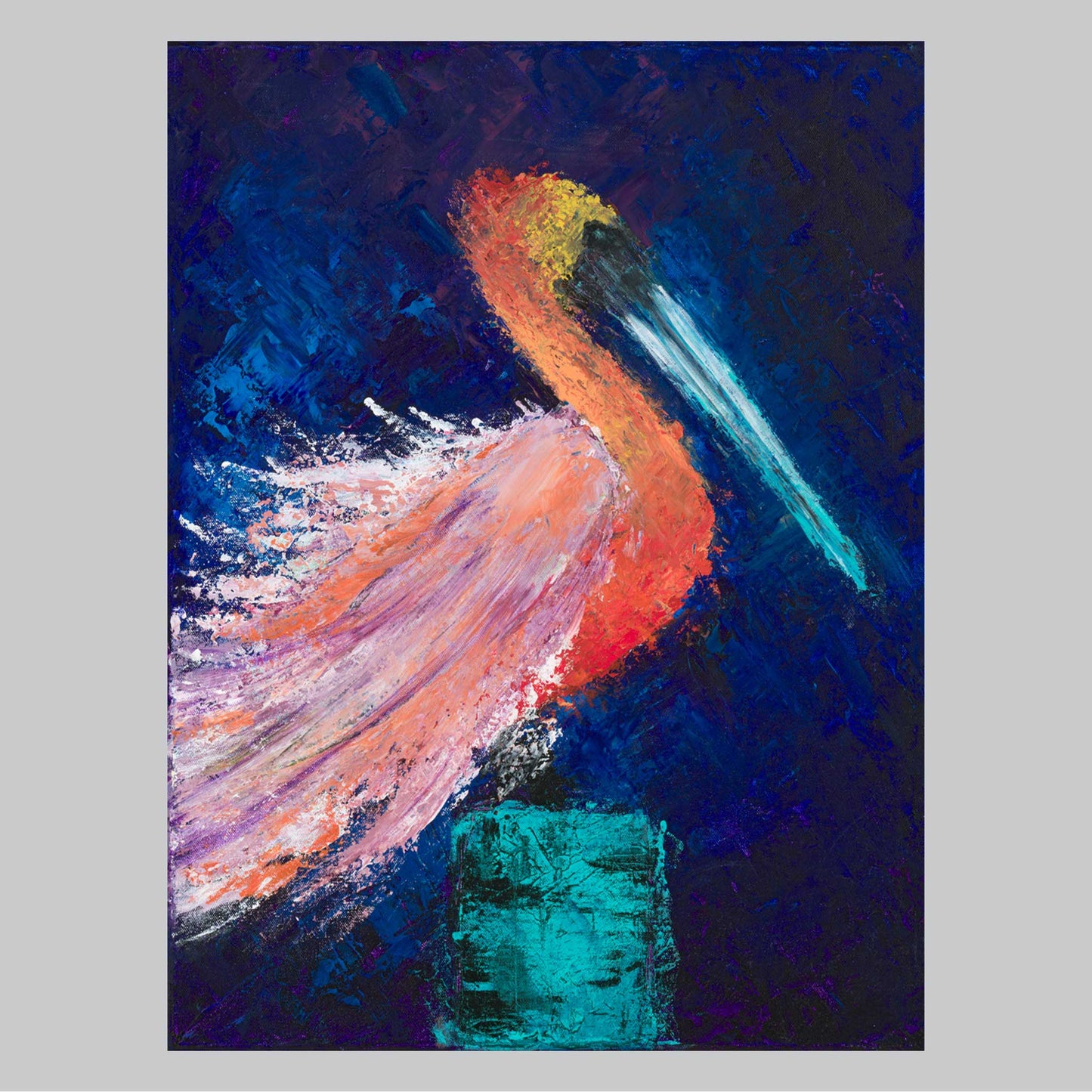 Neon Bayou Bird