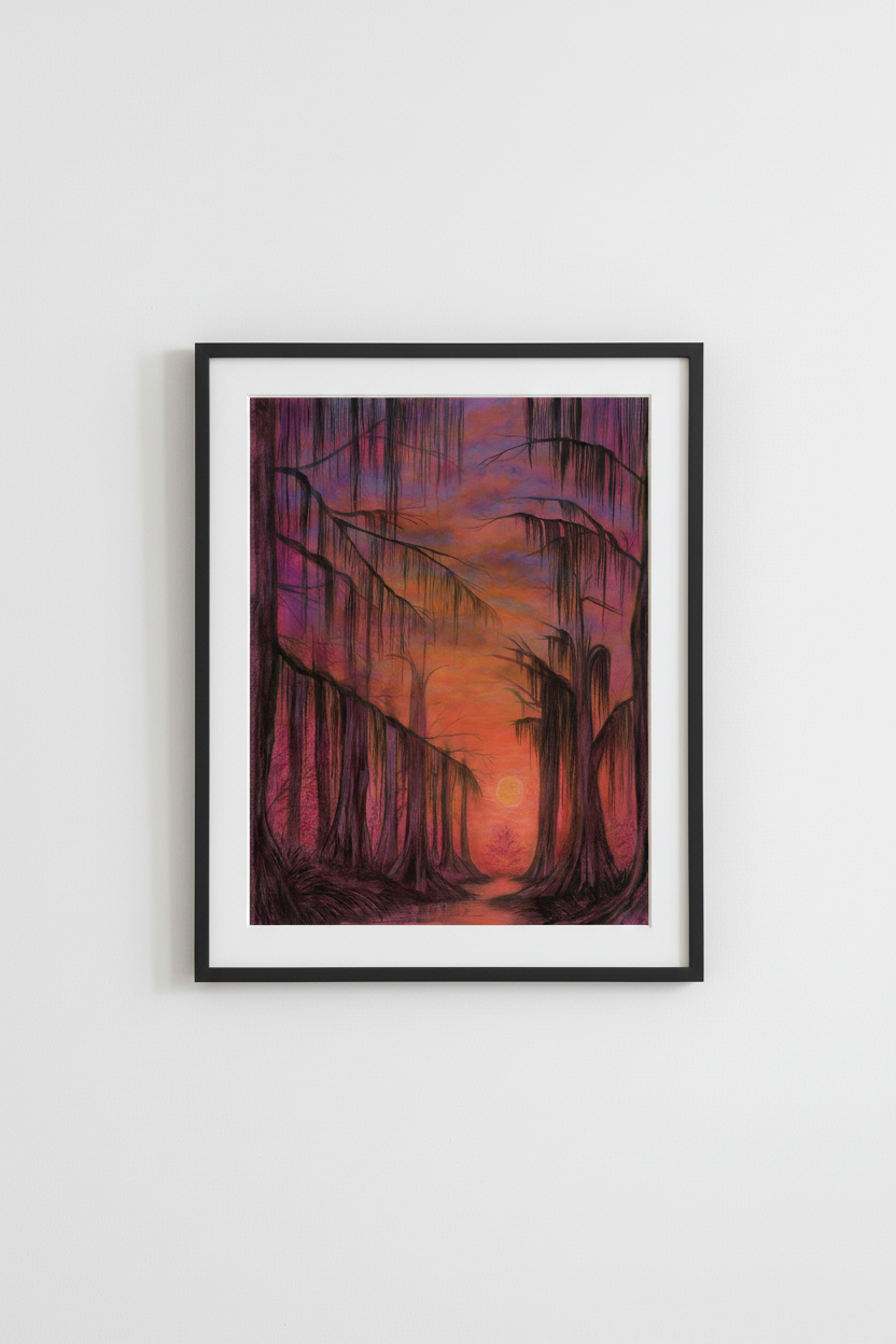 Spirit of the Bayou – Thin Mat Mockup